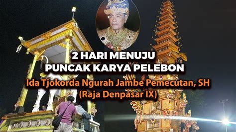 Situasi Terkini Pemasangan Petulangan Lembu Putih Pelebon Raja