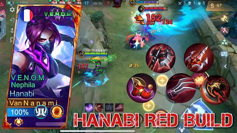 HANABI FULL RED BUILDTRUE DAMAGE LIFESTEAL AND SPELL VAMP Hanabi