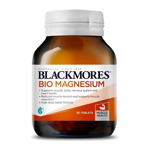 Blackmores Blackmores Bio Magnesium Tablets 90s Vitamins