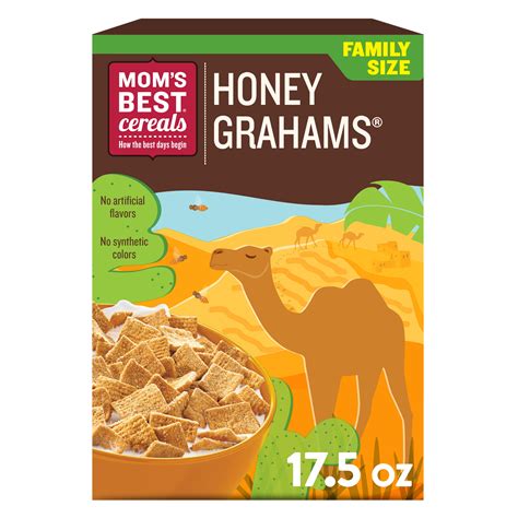 Moms Best Naturals B20831 Moms Best Honey Grahams Cereal 14x175oz