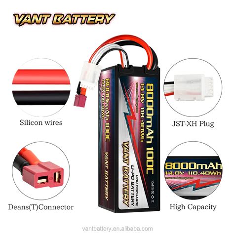 Vant Lipo Manufacturer Lowest Ir 8000mah 14 8v Rc Car Lipo Battery For