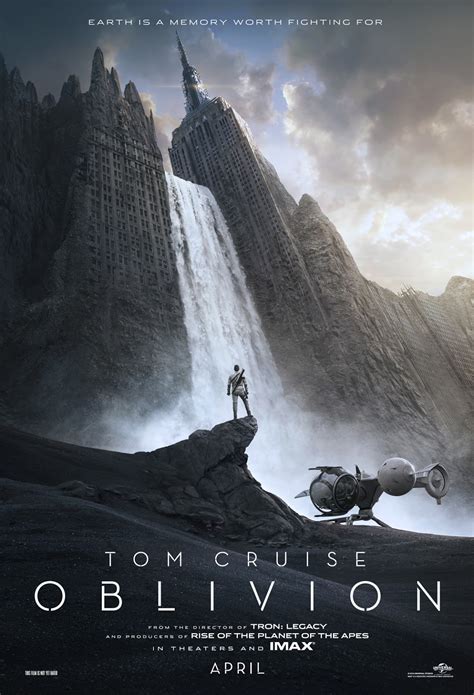 The Geeky Nerfherder: Teaser Poster For Tom Cruise's 'Oblivion'