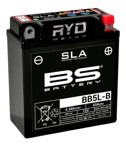 Bateria Suzuki Gixxer 150 Bb5lb Yb5lb Bs Battery Ryd RYDMOTOS