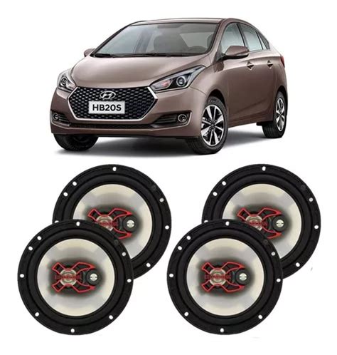 Kit Alto Falante Hyundai Hb20s 2012 A 2019 Bravox 200w Rms Frete grátis