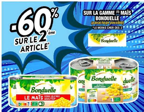 Promo La Gamme Maïs Bonduelle chez Migros France iCatalogue fr