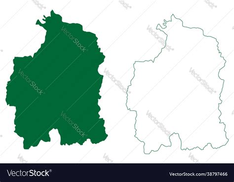 Moga district punjab state republic india map Vector Image