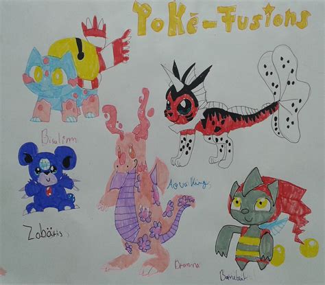 Poke Fusions By Mosaikki On Deviantart