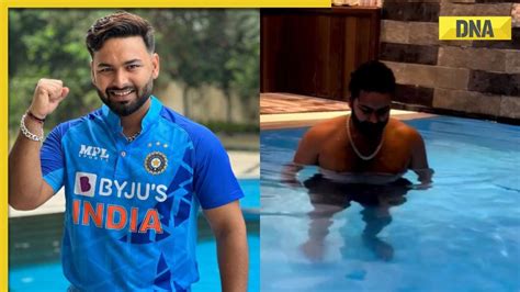 Rishabh Pant Starts Recovery Session In Swimming Pool Shares Video