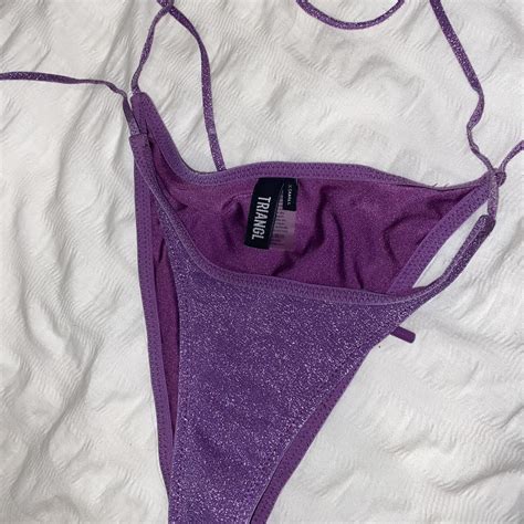 Triangl Vinca Shee Sparkle Bikini Set Top Size Depop