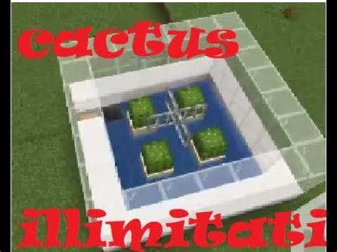 Come Fare Una Farm Di Cactus Automatica Minecraft Tutorial Ita Youtube