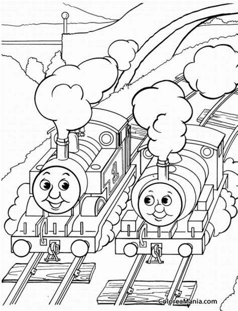 Colorear Thomas Y James Thomas Y Sus Amigos Dibujo Para Colorear Gratis