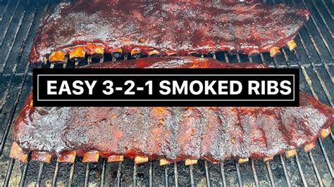 3 2 1 Ribs In My Recteq Pellet Smoker Easiest Way To Smoke Ribs Youtube