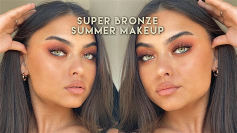 Bronze Summer Makeup Tutorial Using Gigibee Beauty Lashes Youtube