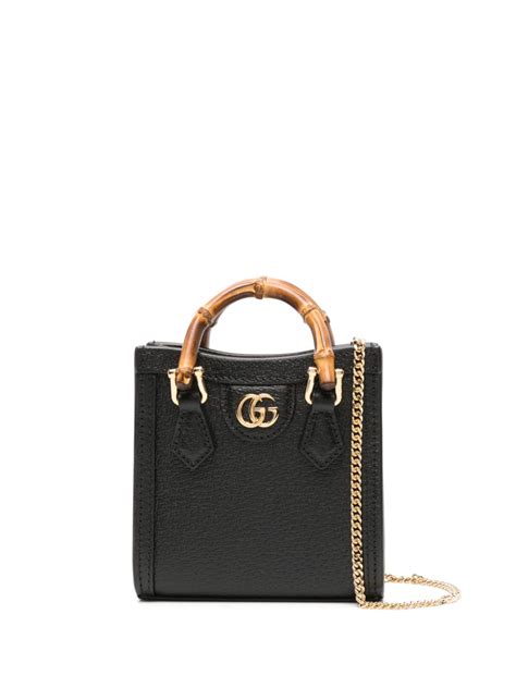 Gucci Diana Mini Bag Black FARFETCH UK