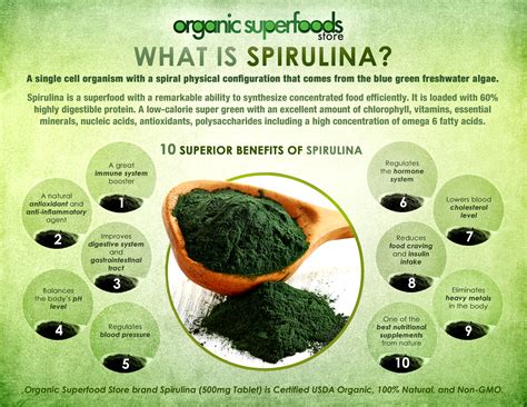 What Is Spirulina And Why You Need It In Your Diet Infographic