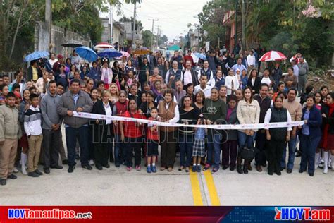 Hoy Tamaulipas Continua Gobierno De Tampico Entregando Obras En