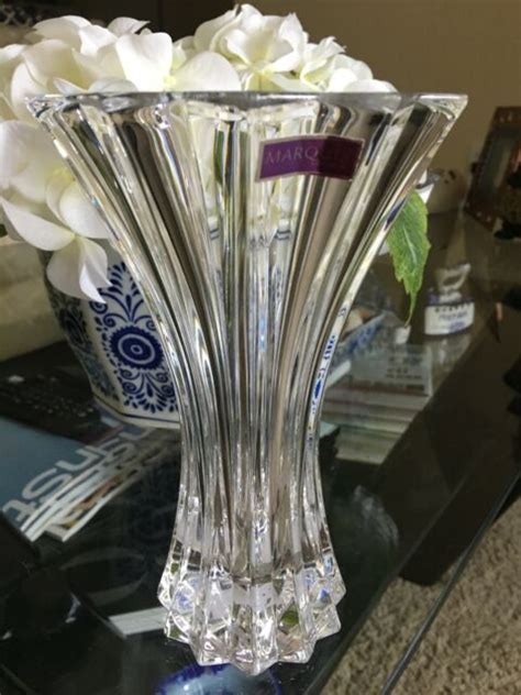 Marquis By Waterford Elliston Lead Crystal 7 Vase Made In Germany Ebay