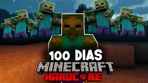 SOBREVIVÍ 100 días en un Apocalipsis de ZOMBIES en Minecraft HARDCORE