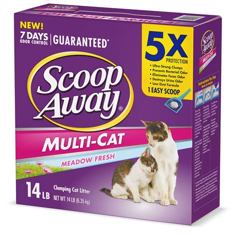 Scoop Away Multi Cat Scented Cat Litter 14 Lbs