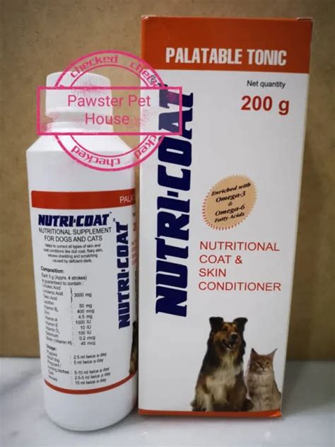 NUTRICOAT FOR COAT & SKIN CONDITIONER (ORAL) - 200ml | Lazada