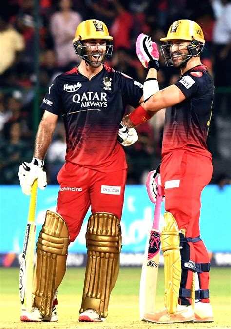 Bengaluru RCB Captain Faf Du Plessis And Glenn Maxwell