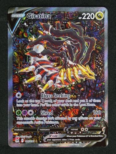 Swsh Lost Origin Giratina V Alternate Full Art Nm Ebay