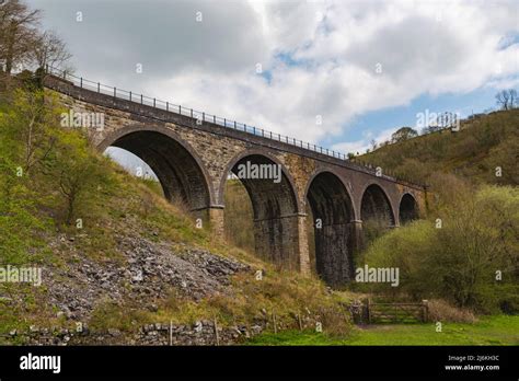The Victorian Midland Railway Headstone Viaduct Now Part Of The Monsal