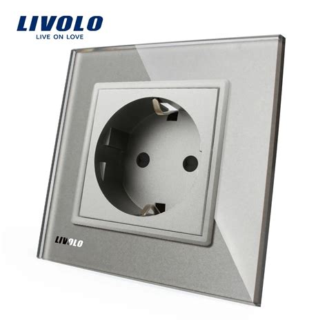 Livolo Eu Standard Power Socket Ac 110250v 16a Wall Power Socket Vl