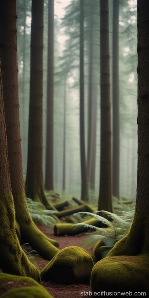 Forest Of Trees With Human Eyes Stable Diffusion Online