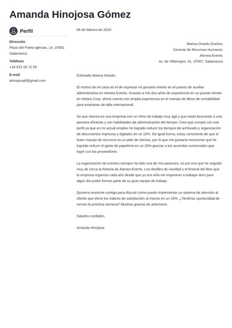 Carta De Presentacion Para Gerente De Operaciones Porn Sex Picture