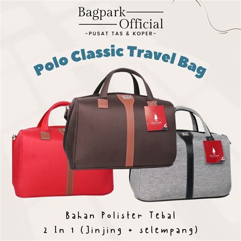 Jual Tas Pakaian Polo Classic Tas Pakaian Ukuran 14 Inch Ukuran 18