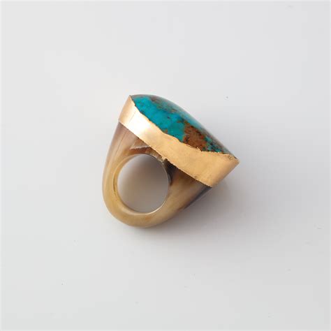 Natural Turquoise Stone Ring