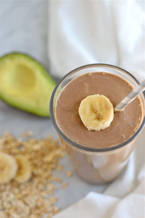 Chocolate Peanut Butter Breakfast Smoothie For Moms Recipe