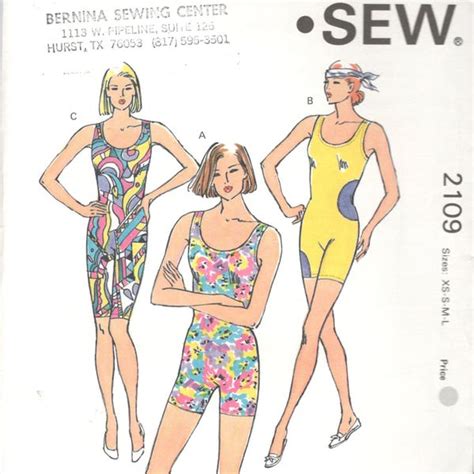 Workout Unitard Sewing Pattern Etsy