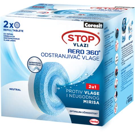 Ceresit STOP Vlazi Refil Tablete 2x300g 2u1 Neutral Bazzar Hr