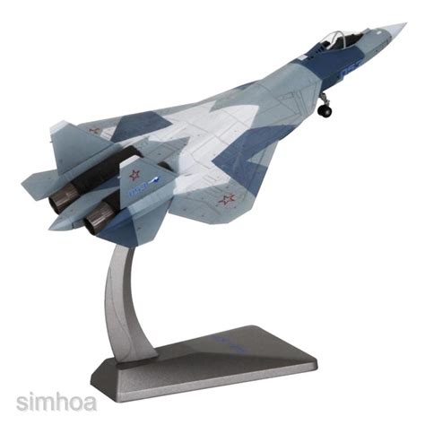 172 Scale Sukhoi Su 57 Russian Aircraft T 50 Helicopter Diecast Alloy