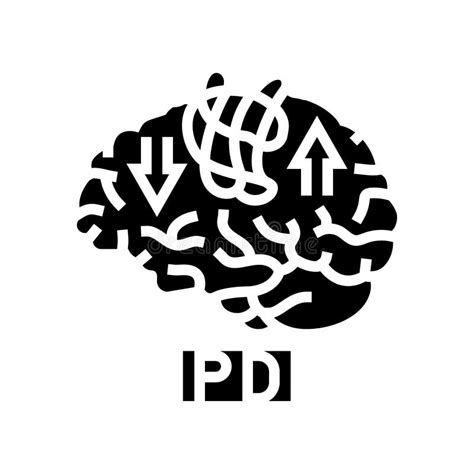 Prion Diseases Glyph Icon Vector Illustration Stock Illustration