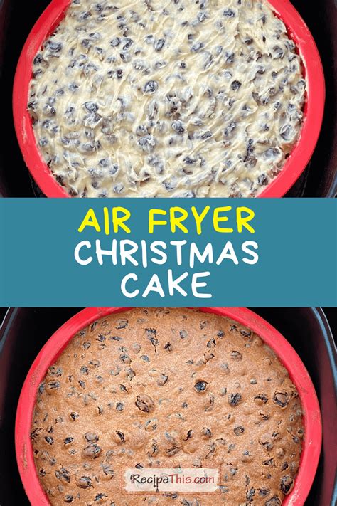 Air Fryer Christmas Cake Recipe This