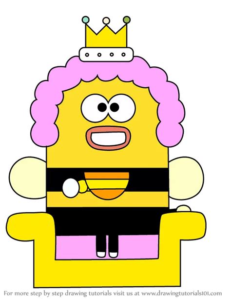 Learn How To Draw Queen Bee From Hey Duggee Hey Duggee Step By Step