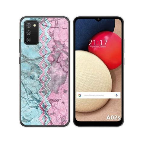 Funda Gel Tpu Para Samsung Galaxy A02s Diseño Mármol 08 Dibujos con