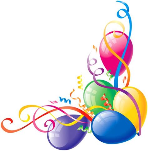 Balloon corner border | Clipart Panda - Free Clipart Images