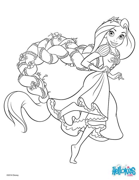 Rapunzel Para Colorir E Imprimir Muito F Cil Colorir E Pintar