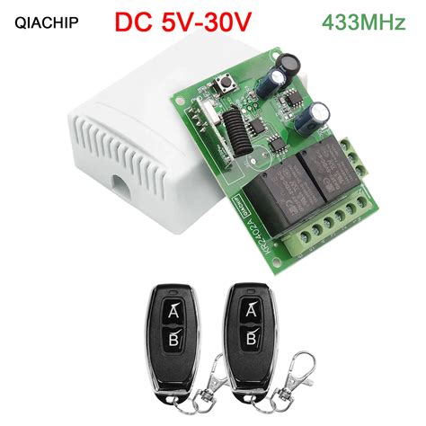 Qiachip Mhz Interruttore Di Controllo Remoto Rel Wireless Modulo Ch