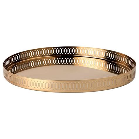 GOKVALLA Copper Coloured 35x2 Cm Round Tray 50569004 IKEA