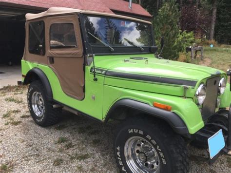 Rare Classic 1971 Jeep Cj5 Renegade Ii Classic Jeep Cj 1971 For Sale