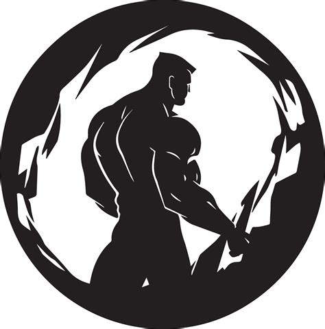 Hulk man vector silhouette illustration 6 34946619 Vector Art at Vecteezy