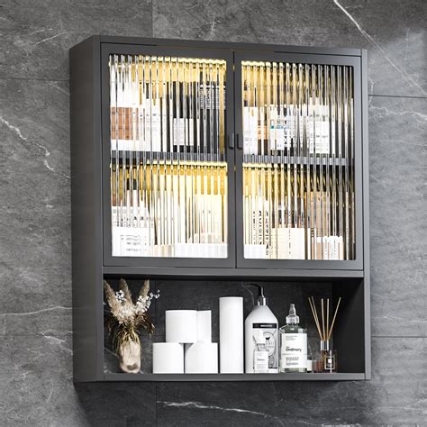 Amazon Bathroom Cabinet Wall Mounted With Detachable Shelves