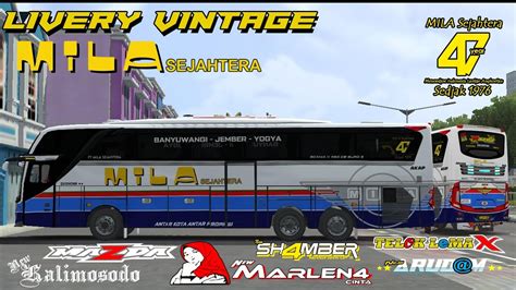 Livery Pack SHD Tronton Mila Sejahtera Vintage Edition YouTube