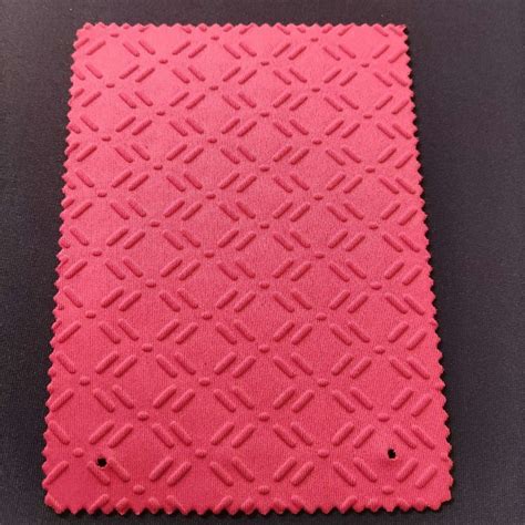 Designs Sharkskin Embossed Polyester Jersey Fabric Neoprene Foam