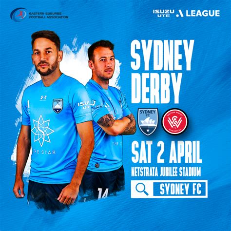 Sydney Fc Derby Ticket Offer Eastern Suburbs Football Association